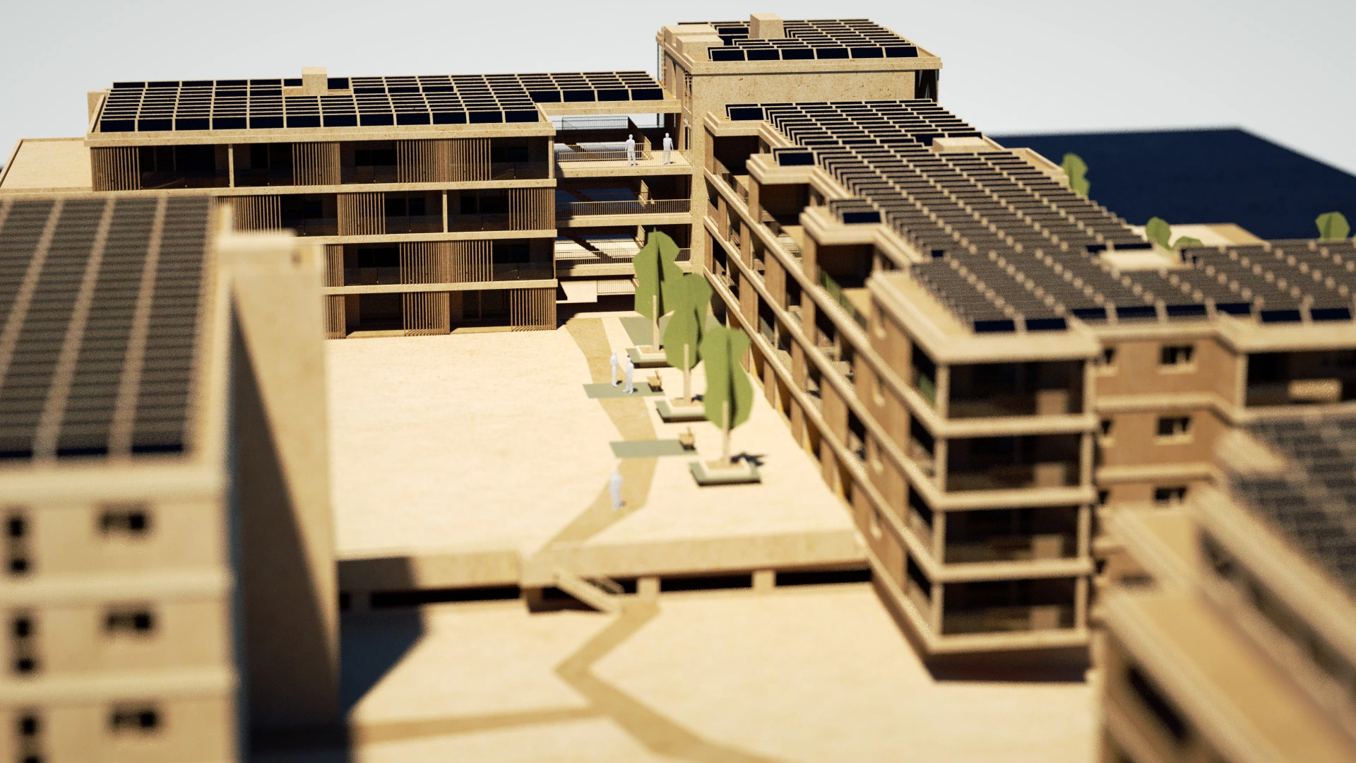 Vue d'ensemble du plan de quartier Le Verger à Collombey