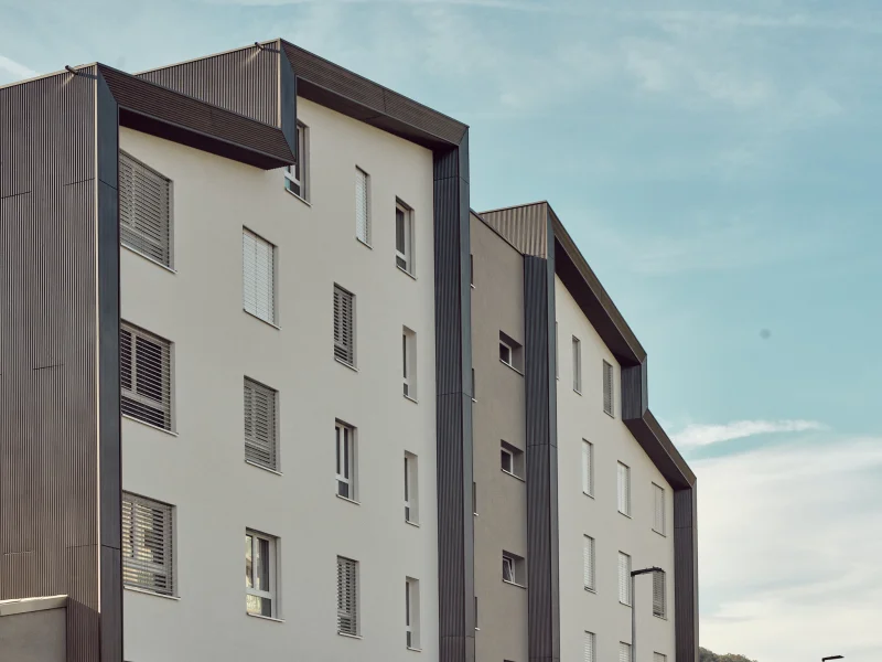 Façade du projet Immeuble Dailles 1, Monthey (VS)