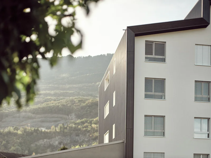 Façade du projet Immeuble Dailles 1, Monthey (VS)