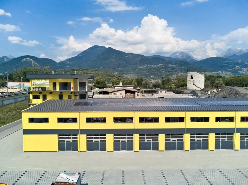 Vue du projet BOXIM, Route de la Digue 8, Monthey (VS)