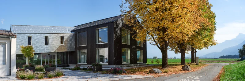 Vue panoramique du projet TRB-CHEMEDICA, Vouvry (VS)