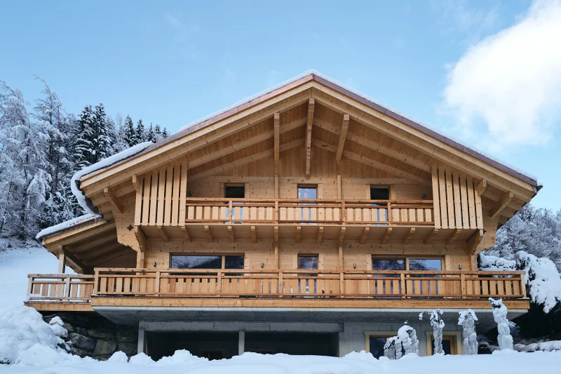 Architecture du projet Chalet BLG - vue 2, Champéry (VS)